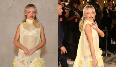Sabrina Carpenter participa de desfile da Dior e abre passarela com look
