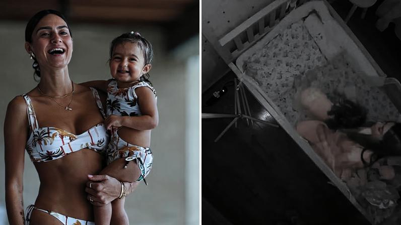 Thaila Ayala mostra conversa com a filha sobre cicatriz de cirurgia cardíaca: 'Queria tirar' — Foto: Reprodução/ Divulgação