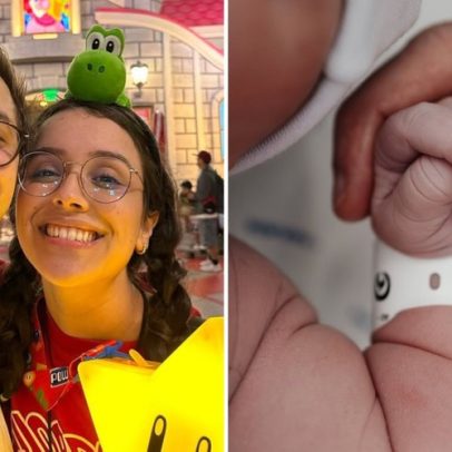 Casal de streamers anuncia nascimento do primeiro filho após gravidez secreta