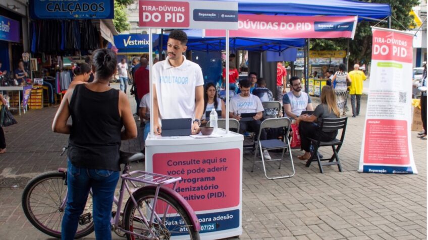 Ação tira-dúvidas sobre o novo acordo do rio Doce foi realizada em alguns municípios para explicar a adesão ao PID (Programa Indenizatório Definitivo)