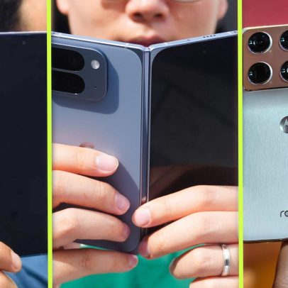 Comparei smartphones dobráveis premium da Samsung, Motorola e Google