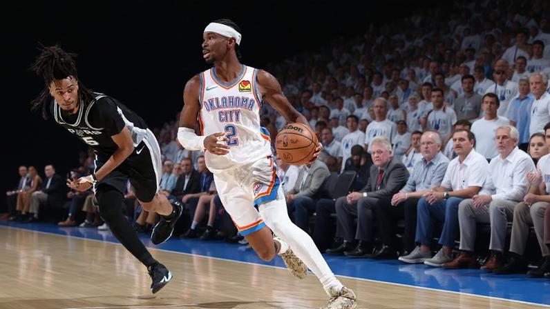 Série entre Oklahoma City Thunder e San Antonio Spurs nas finais do Oeste da NBA está empatada em 3 a 3 (Foto: Joe Murphy/NBAE via Getty Images/AFP)