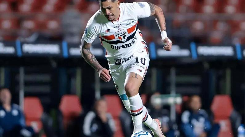 Luciano (São Paulo) durante jogo contra o Millonarios, no dia 19.05.2026.