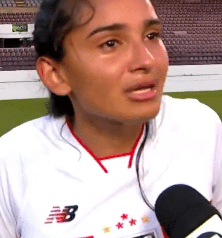 Sarah Aysha, zagueira do sub-20 do São Paulo