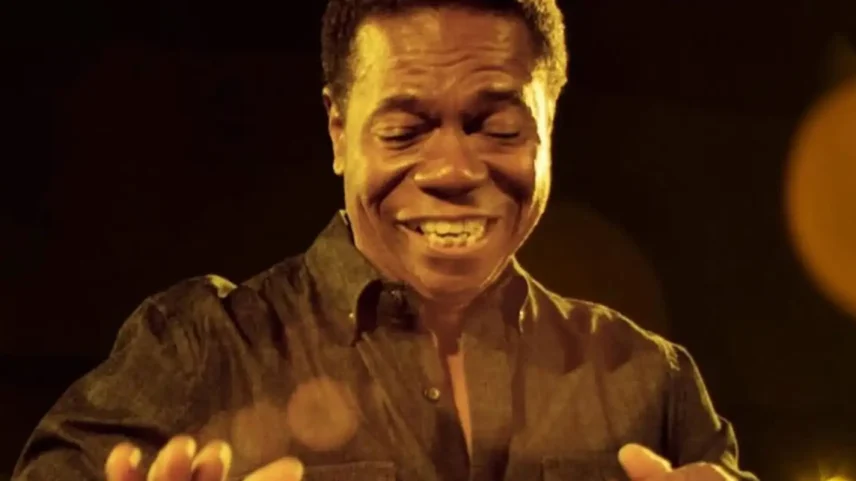 Paulinho da Costa recebendo a estrela na Calçada da Fama em Hollywood