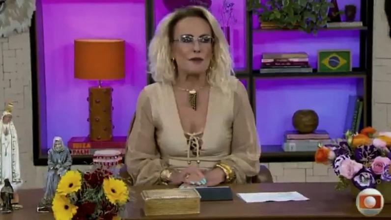 Ana Maria Braga, apresentadora, alfineta Ronaldinho