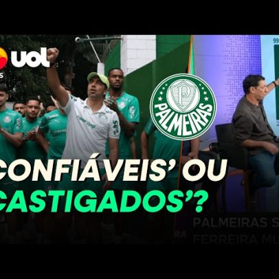 Palmeiras tem rotação de elenco baixa, mostra gráfico de atletas castigados
