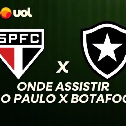 Onde assistir São Paulo x Botafogo pelo Brasileirão ao vivo