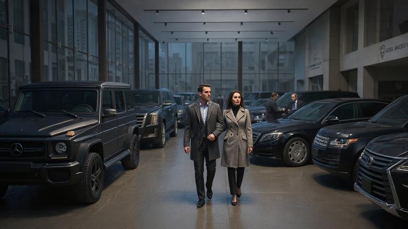 Carro blindado, em alguns locais, é presença comum nas ruas. (Foto: Imagem criada utilizando Flow/Gazeta do Povo)