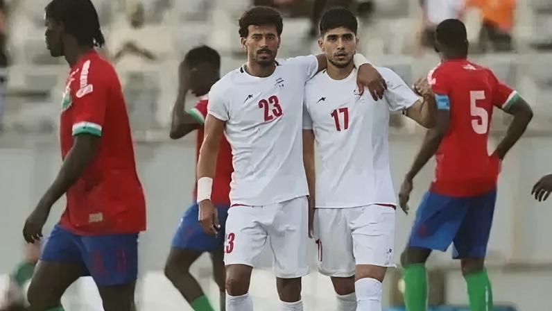 Seleção do Irã em disputa amistosa