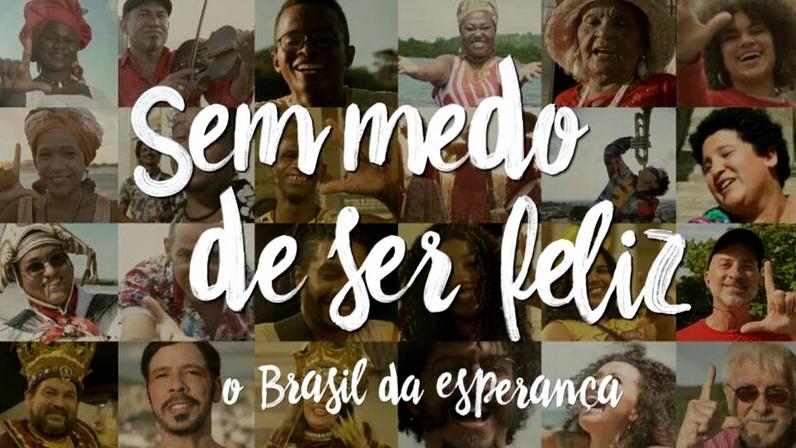 A campanha do presidente Lula, então candidato à Presidência da República, teve como mote o videoclipe da canção "Sem Medo de ser Feliz" com a participação de famosos