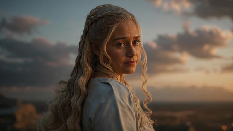 Emilia Clarke em 'Game of Thrones' — Foto: divulgação