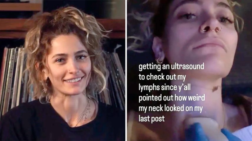 Paris Jackson compartilhou exame de ultrassom no pescoço após alerta de fãs — Foto: reprodução/Instagram