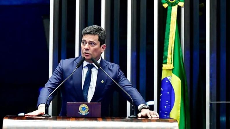 Sergio Moro, ex-juiz na Lava Jato, ex-ministro da Justiça e Segurança Pública e deputado federal pelo União Brasil do Paraná (Foto: Waldemir Barreto/Agência Senado)