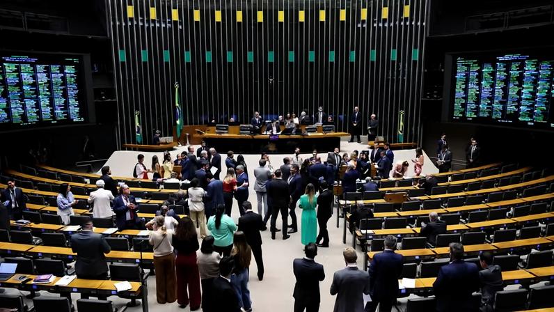 Sessão do Congresso para análise de vetos de Lula à LDO 2026 — Foto: Kayo Magalhães/Câmara dos deputados
