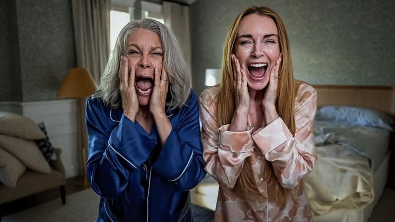 Ao 67 anos, Jamie Lee Curtis interpretou Tess em Uma Sexta-Feira Mais Louca Ainda — Foto: Divulgação
