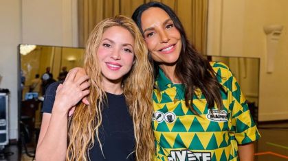 Shakira e Ivete Sangalo posaram juntas em encontro no Rio de Janeiro