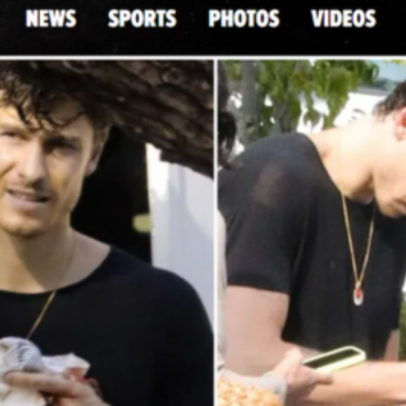 Shawn Mendes aparece com sangue na mão ao lado de Bruna Marquezine