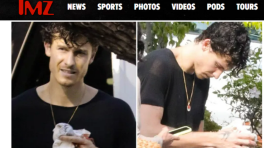 Shawn Mendes surge com sangramento nas mãos