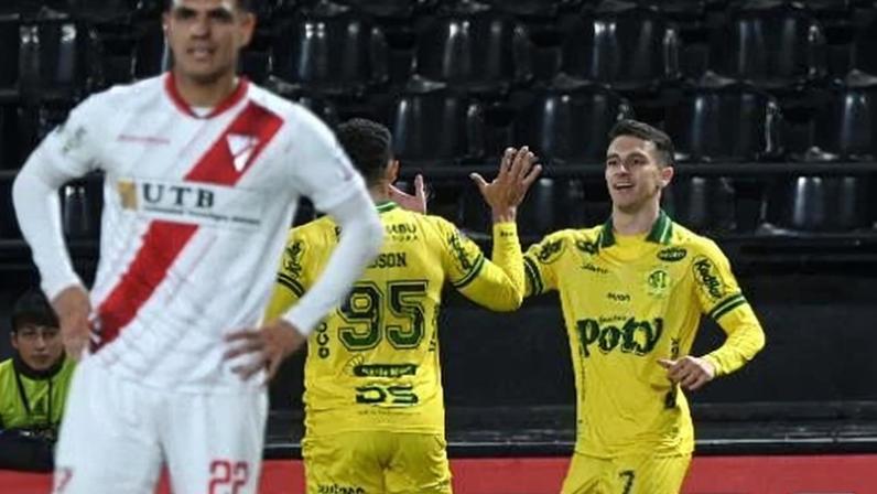 Shaylon comemora gol do Mirassol contra o Always Ready-BOL