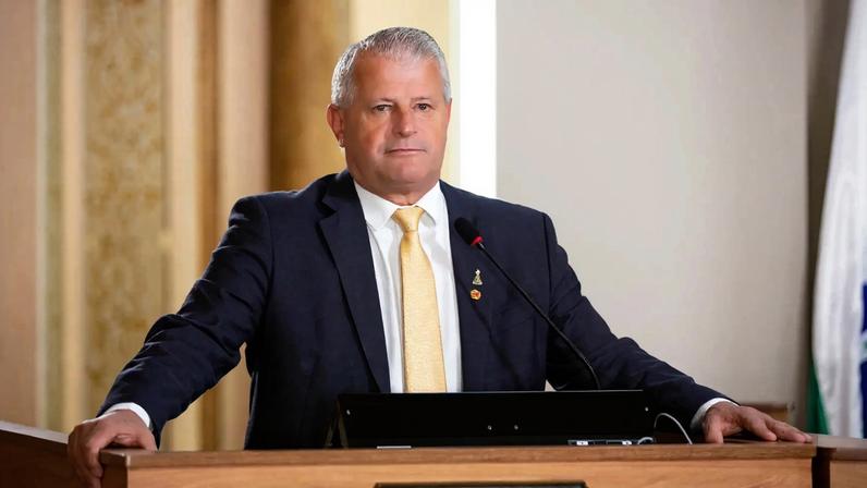 Sidnei Toaldo (PRD) foi eleito vereador em 2024. (Foto: Rodrigo Fonseca/Câmara Municipal de Curitiba)