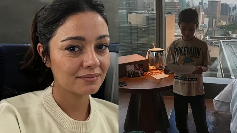 Sophie Charlotte mostra viagem para o Japão com o filho