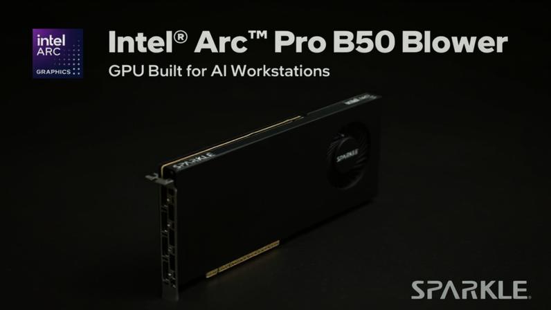 Sparkle Arc Pro B50 cabe em um slot com apenas 21,5 mm de espessura