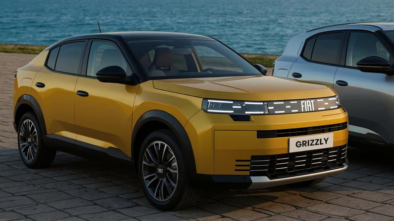 Novo Fiat Fastback, chamado de Grizzly na Europa — Foto: Divulgação