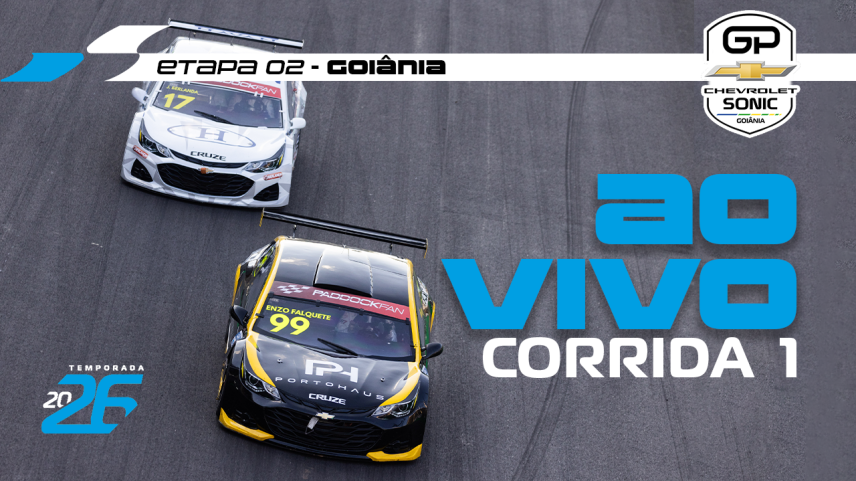 Assista ao vivo à corrida 1 da Stock Light em Goiânia