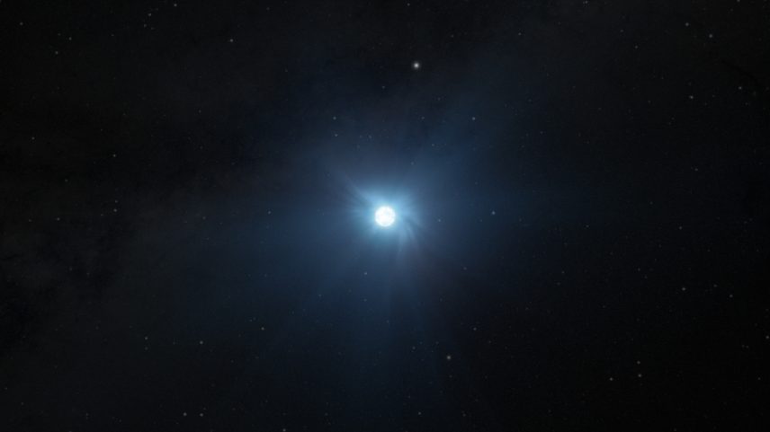 This artist’s concept shows an isolated neutron star as an ultra-dense stellar remnant, packing more mass than the Sun into a city-sized sphere and radiating energy as it slowly cools in the depths of space. NASA’s upcoming Nancy Grace Roman Space Telescope will search for, and could measure the mass of, isolated neutron stars using astrometric microlensing.