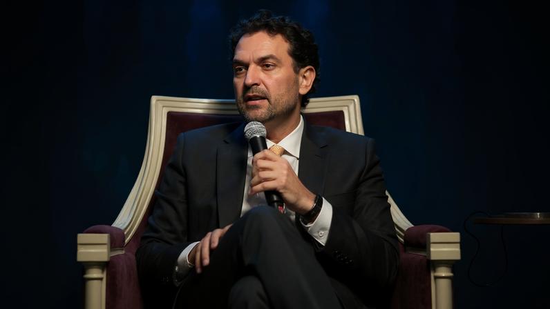 Felipe Nunes, sócio fundador da Quaest Pesquisa e Consultoria, no Summit Valor Econômico Brazil - USA 2026 — Foto: Vanessa Carvalho/Valor
