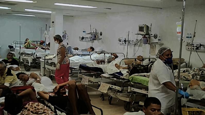 Superlotação em hospitais de Pernambuco