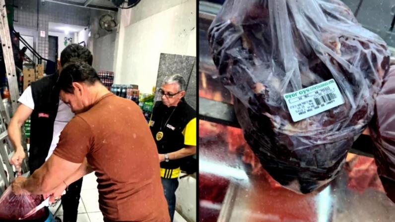 Imagem colorida, Supermercado tem 149 kg de carne apreendidos após denúncia de consumidor- Metrópoles