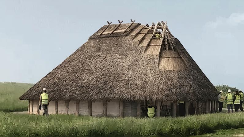 DE VOLTA AO PASSADO - Réplica em tamanho original de um salão de festas público: 4500 anos de história (Instagram/Reprodução)