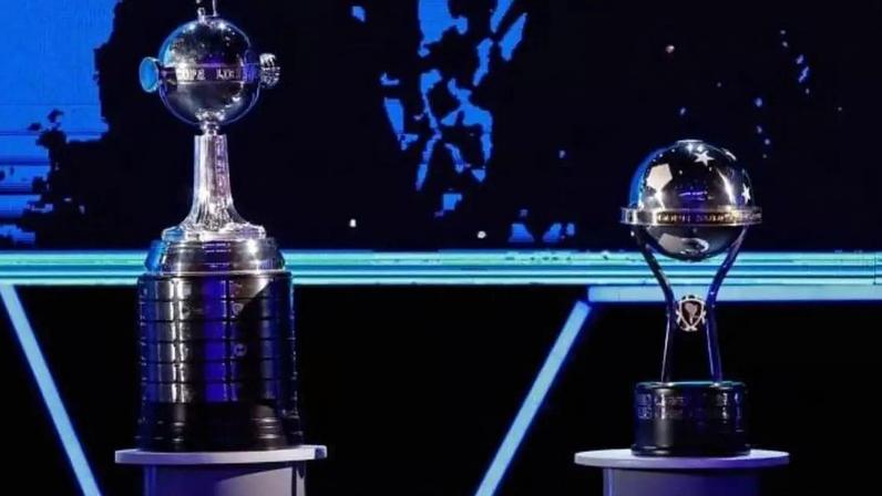 Taças da Libertadores e da Copa Sul-Americana