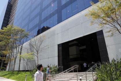 Fachada do edifício sede do BTG Pactual, em São Paulo.