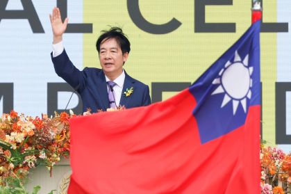 Presidente de Taiwan, Lai Ching-te, em Taipé