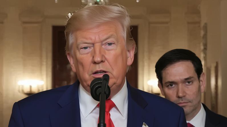 Presidente dos EUA, Donald Trump, faz pronunciamento à nação na Casa Branca, após os ataques dos EUA às instalações nucleares do Irã