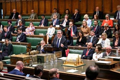 Primeiro-ministro britânico faz pronunciamento no Parlamento