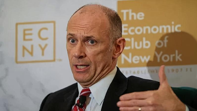 Presidente do Fed de Chicago, Austan Goolsbee, durante evento em Nova York, nos EUA