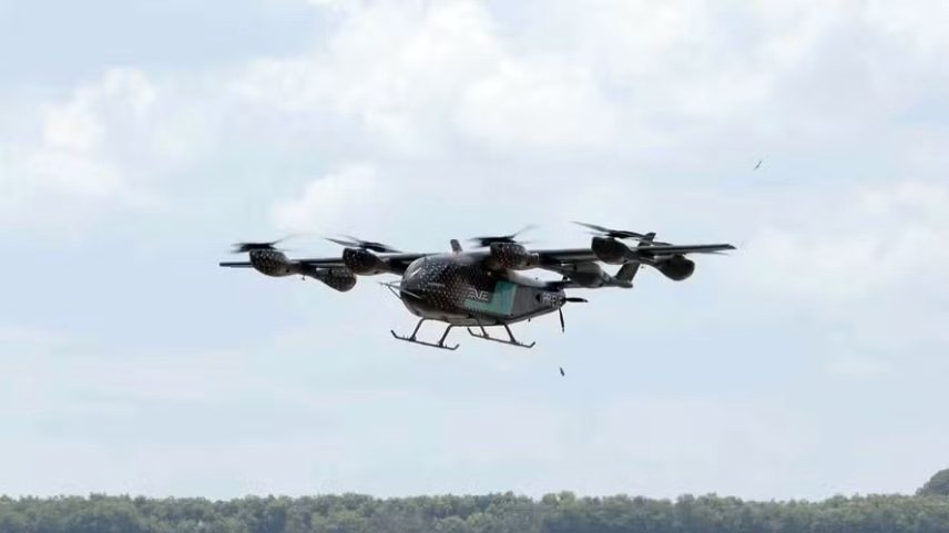 Veículo da Eve, subsidiária da Embraer, que será utilizado nas operações da Revo