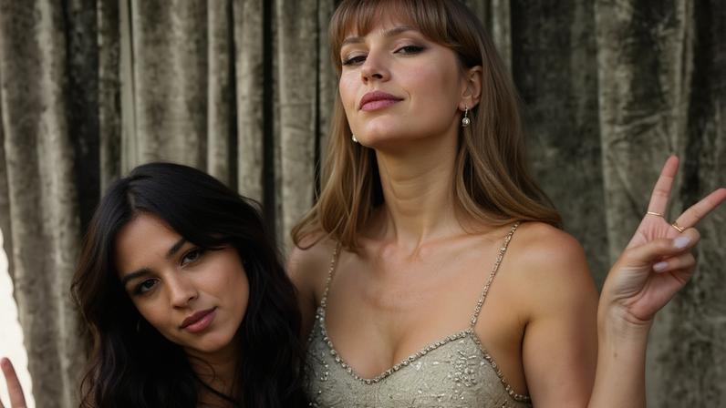 Olivia Rodrigo e Taylor Swift — Foto: Reprodução/Instagram