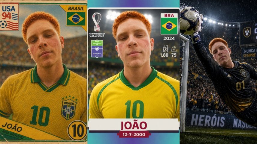 Tendência da figurinha da Copa: 12 prompts de IA para viralizar