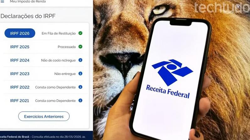 Como saber se a declaração do Imposto de Renda foi aceita pela Receita Federal — Foto: Arte: TechTudo