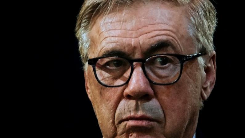 Técnico da seleção brasileira, Carlo Ancelotti durante sorteio da Copa do Mundo de 2026