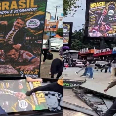 Confusão no Paraguai envolve painel de Bolsonaro supostamente batendo em jogador