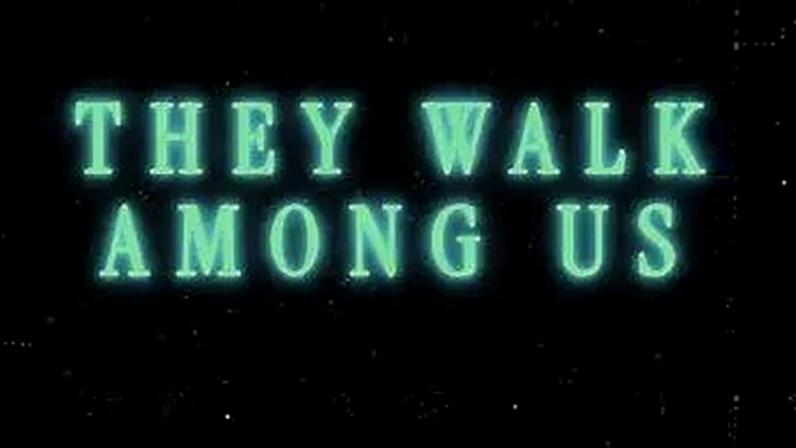 Primeira vista do portal da Casa Branca 'aliens.gov': 'Eles andam entre nós', diz o texto (Site 'Aliens.gov'/Reprodução)