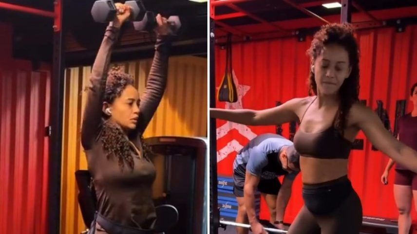 Taís Araújo treina ao som de Michael Jackson — Foto: Reprodução/ Instagram
