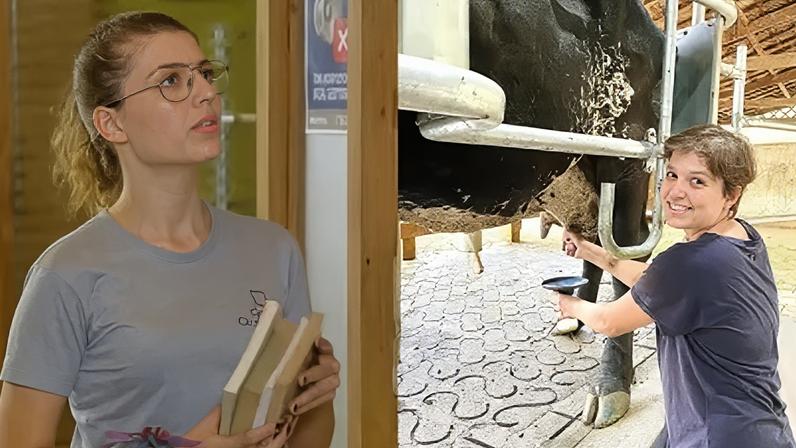 Thais Puello trocou os palcos pela roça