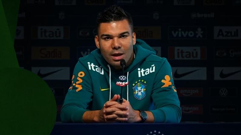 Casemiro diz que Neymar não é protagonista da seleção na Copa
